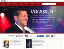 Tablet Screenshot of andyalbright.com
